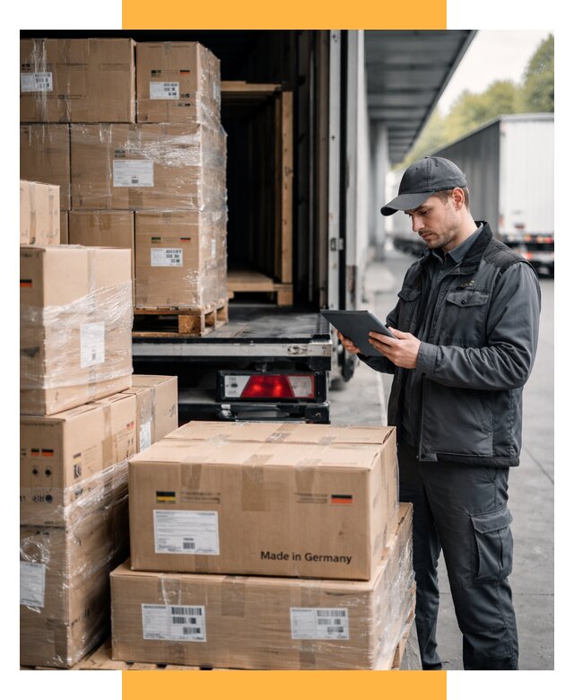 Доставка грузов из Германии от 46494 р. быстро - СетСервис-Слы