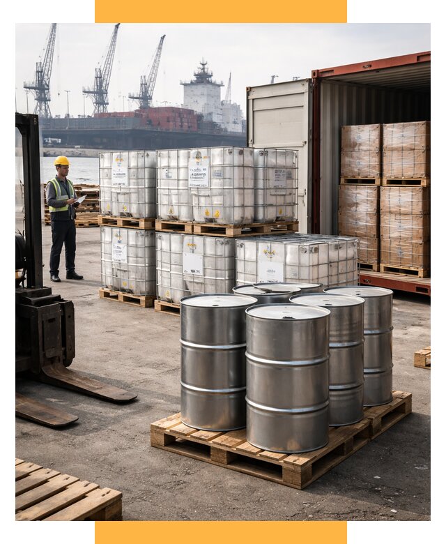 Доставка химического сырья из Индии от 258300 р. | СетСервис-Слы