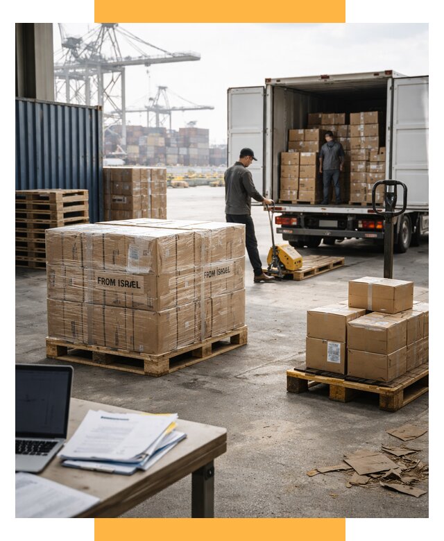 Доставка грузов из Израиля от 15498 р., логистика от СетСервис-Слы