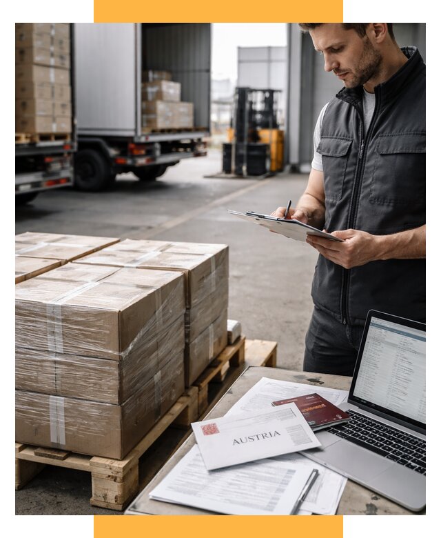 Доставка в Австрию от 67158 р. Логистика и экспорт СетСервис-Слы