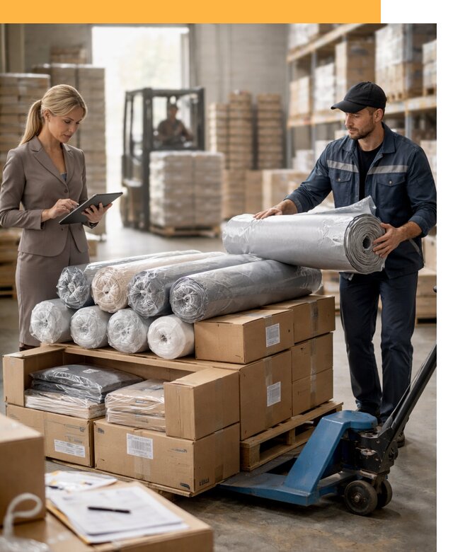 Перевозка текстиля по миру от 15498 руб. с таможней и страхованием