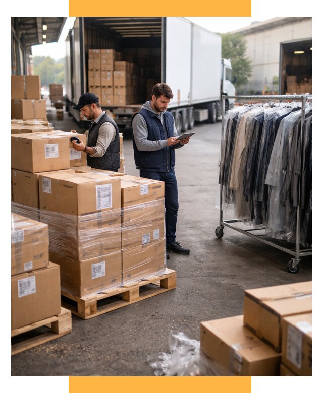 Перевозка и доставка одежды из Китая от 7749 р., СетСервис-Слы