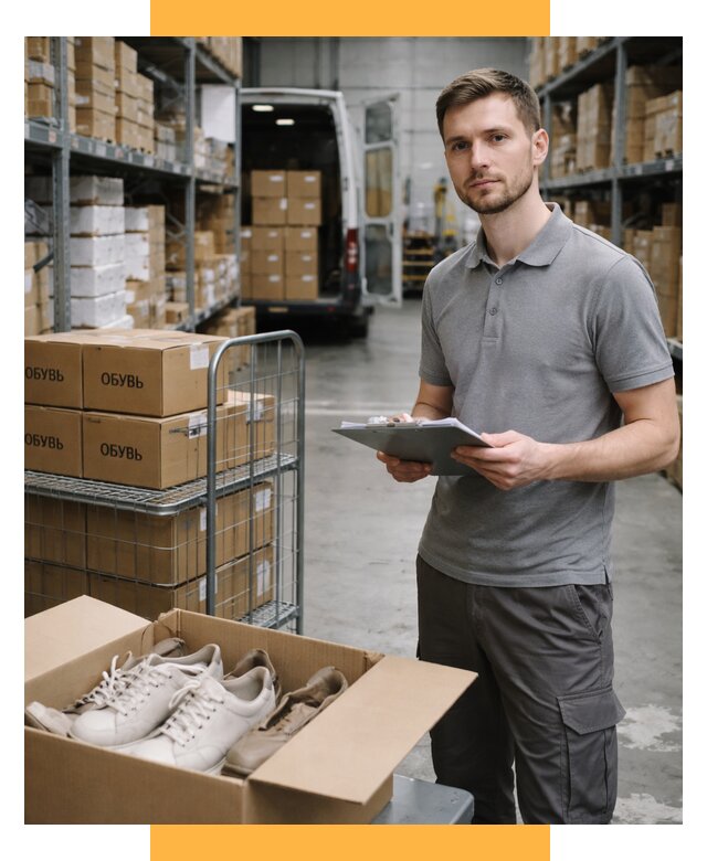 Доставка обуви из Китая и Турции от 4649 р. СетСервис-Слы