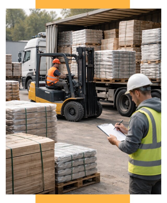 Перевозка строительных материалов от 5683 р. | СетСервис-Слы