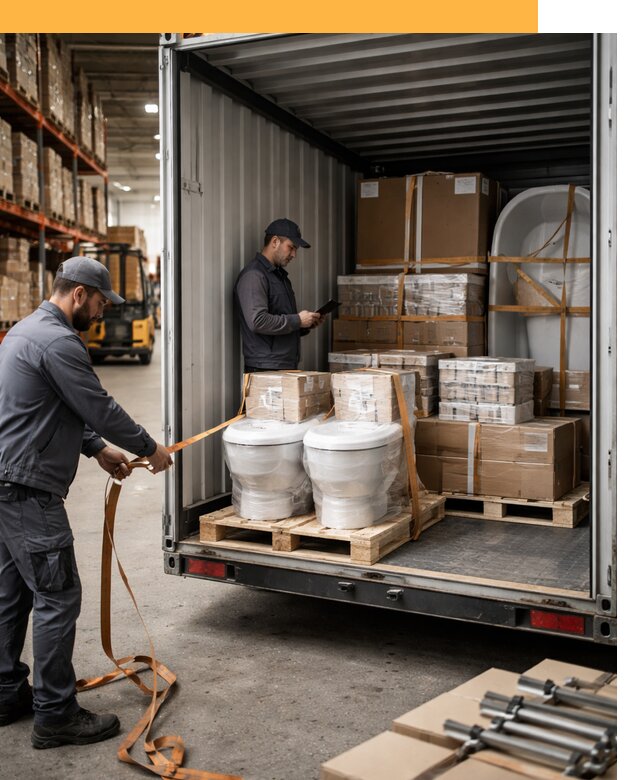 Перевозка сантехнического оборудования по России и миру от 1860