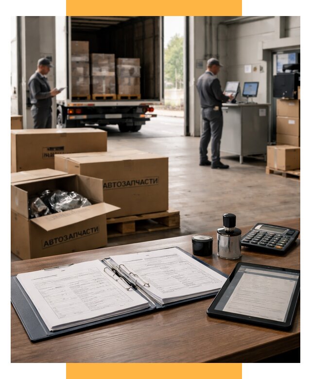 Таможенное оформление автозапчастей под ключ от 8782 р., СетСервис-Слы