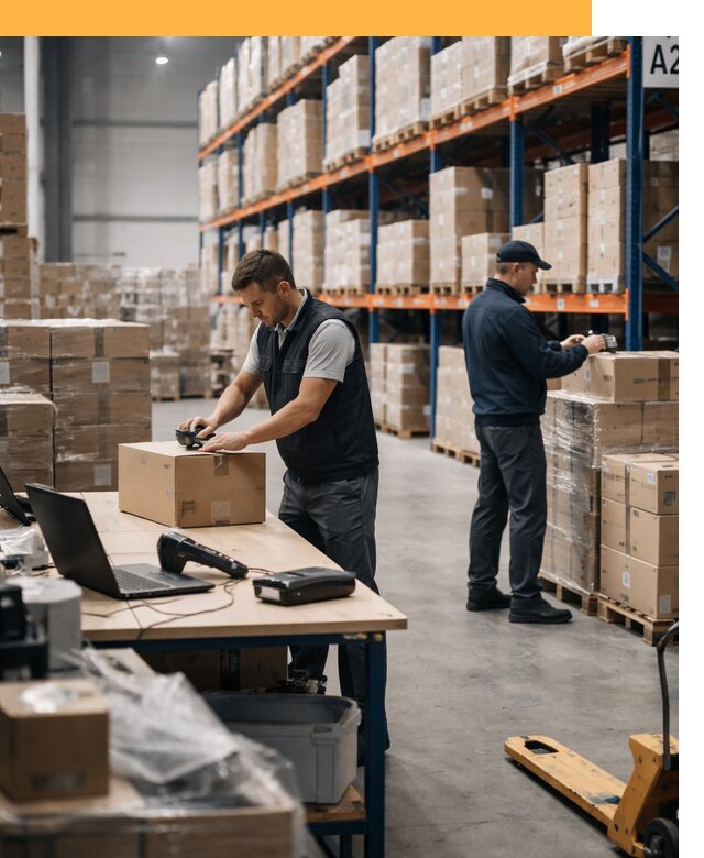 Склад консолидации в Европе: хранение, сортировка от 6716